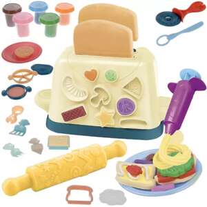 Play-Doh Toaster-Set mit Zubehör, ein lustiges und lehrreiches Spielzeug für Kinder, um ihre eigenen Spielessen zu kreieren - Kruzzel
