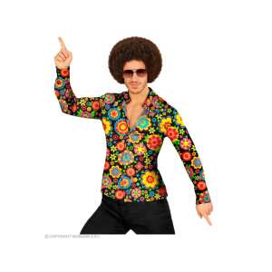 60er JAHRE HERRENHEMD colorful flowers KOSTÜM FÜR HERREN GRÖßE: L/XL 90678408 - Accesorii pentru îmbrăcăminte