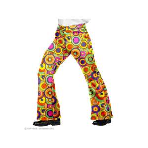 70er JAHRE HERRENHOSE yellow circles KOSTÜM FÜR HERREN GRÖßE: XXL 90678440 - Modă și îmbrăcăminte