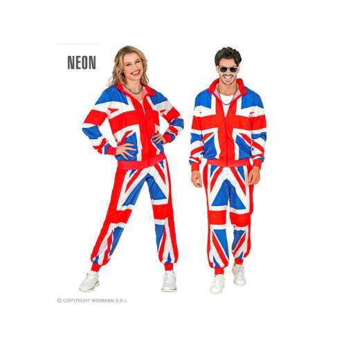 Trainingsanzug mit britischer Flagge - Unisex - M 90679051