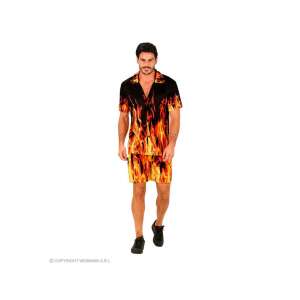 Lángmintás Partyruha - Férfi - L/XL 90679783 - Widmann