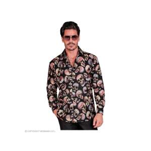 Herren Hemd mit Totenkopf - Buliing - S/M 90679889 - Zubehör Kleidung