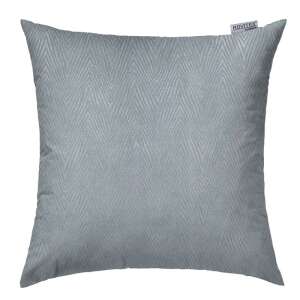 Astor 40x40 cm Dekokissenbezug mit Fischgrätmuster in Grau - Bettwäsche