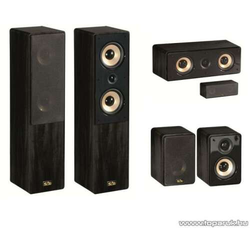 Home by Somogyi SAL 2200SET 5.1-es házimozi hangszóró rendszer, fekete, első hangszórók