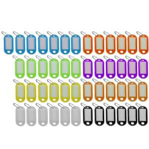 48 színes kulcscímke kulcstartóval - Kulcstartó szekrény