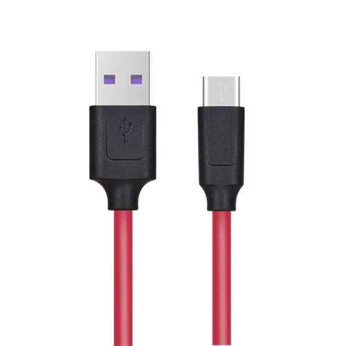 HOCO X11 2.4A USB-C - USB-A kábel, 1,2m, piros