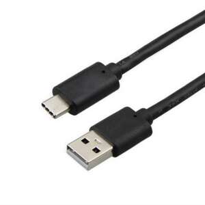 Fekete USB 3.1 Type C - USB A kábel, 80cm hosszú - USB kábel