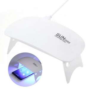 SUN mini UV LED köröm lámpa, fehér, gél lakkok szárításához - Körömszárító lámpa