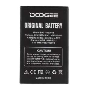 DOOGEE akkumulátor - 3000 mAh Li-Ion - Doogee X9 - BAT16533000 - GYÁRI 90685641 