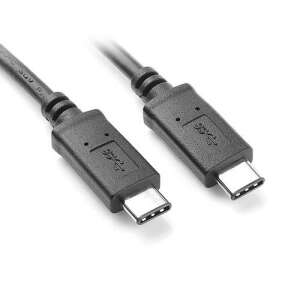 USB-C - USB-C kábel, 1 méter, 2A, 10W, fekete - USB kábel