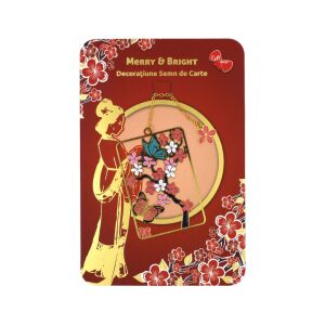 Wooden Bookmark Decoration Zen with Butterflies 131509900 - Book