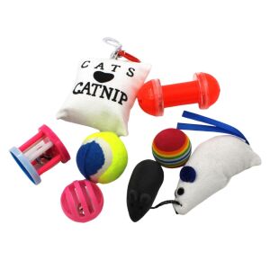 Pink 8-piece Cat Toy Set 131508773 - Cat Toy