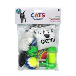 8-teiliges Set, für Katzen, Farbe grün