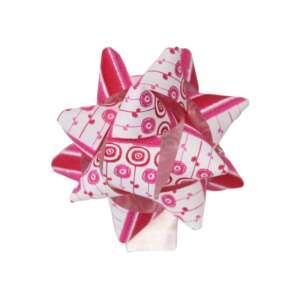 Самозалепваща се звезда Цветя 9 см лилаво 90687913 - Детски стикер за стена