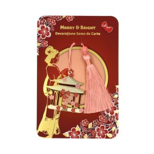 Church Bookmark Decoration with Zen Flowers 131509902 - Bookmark