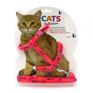 Pink Cat Harness 120x1cm 131508845 - Rodent Care