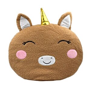 Plush Unicorn Pillow - 42 cm - Cute Unicorn Design - Decorative Pillow