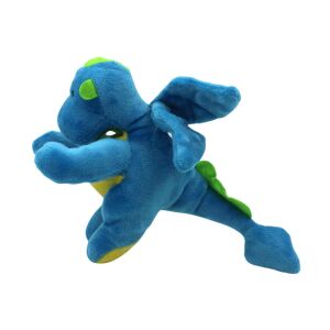 Blue Plush Dinosaur Toy with Sound Effects - Dog Toy