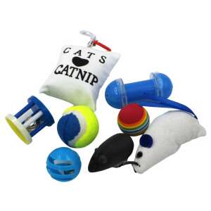 Blue 8-Piece Cat Toy Set 90688178 - Dog Toy