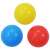 vidaXL Labdák, piros, sárga és kék