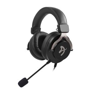 Arozzi Aria gaming headset with microphone, angled view - Arozzi