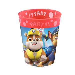 Paw Patrol Chase Plastikbecher, 250ml, rot, Partybecher, Kinderbecher, Trinkbecher - Gläser