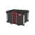 Milwaukee PACKOUT 4-drawer storage box, black with red accents