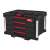 Milwaukee PACKOUT 4-drawer storage box, black with red accents