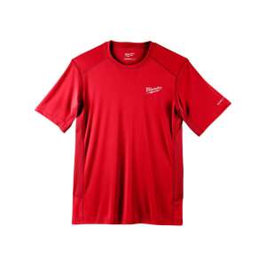 Milwaukee red technical short sleeve t-shirt for men - Work Safety