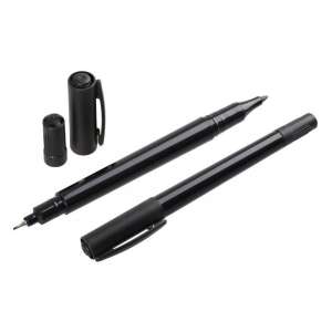 Jelölő filc fekete kétvégű