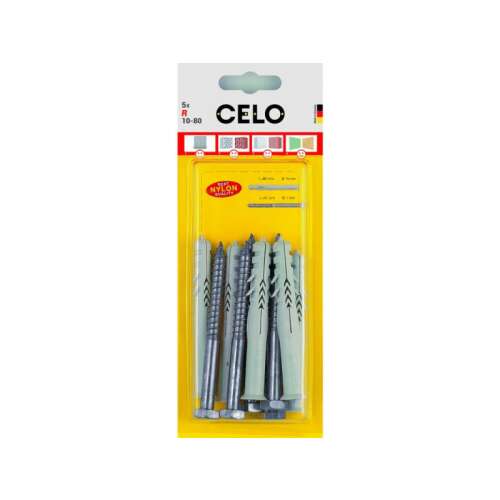 CELO 10-115 SKS műanyag dübel csavar, 5 db-os csomag - Celo