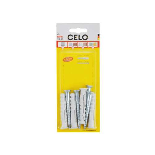 CELO MFR 10-60 SB TX műanyag dübel, 4 db-os csomag - Celo