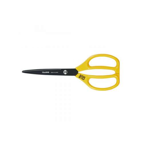 TAJIMA Clipper 210 mm technische Schere, gelbe Griffe, schwarze Klingen