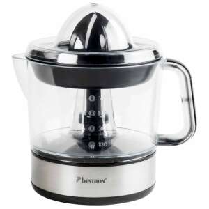 Bestron ACJ350Z fekete citrusfacsaró, 0,7 L - Kézi aprító, Kézi mixer, Gyümölcscentrifuga és préselő és Elektromos tésztagép