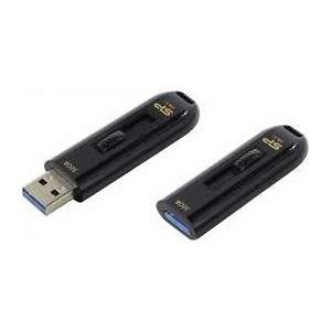 Silicon Power Blaze B21 32GB USB 3.2 Gen 1 Pendrive, Fekete, két szögletes nézet - Pendrive