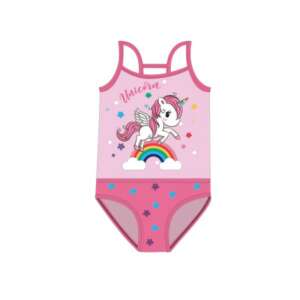 Unikornis baba egyrészes fürdőruha kislányoknak - rózsaszín - 86 90739356 