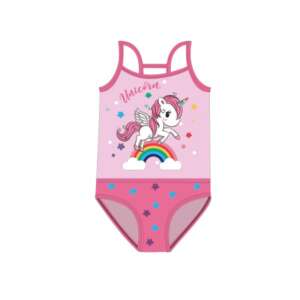 Unikornis baba egyrészes fürdőruha kislányoknak - rózsaszín - 92 90739359 Gyerek fürdőruha