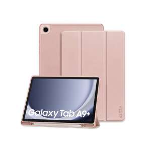 Tech-Protect SmartCase Pen für Samsung Galaxy Tab A9+ 11.0 Tablet, rosa, mit Ein-/Ausschalterfunktion und S Pen-Halterung - Tech-Protect
