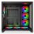 Open NJOY AURA ATX PC Case with ARGB Fans Installed