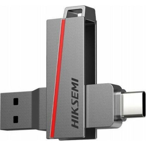 Nahaufnahme des Hiksemi Dual Slim 256GB USB 3.2 Type-C Pendrive
