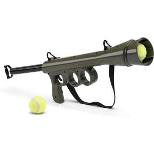 Timeless Tools Labdakilövő játékpuska kutyáknak, lansator de mingi de tenis verde pentru câini, jucărie pentru câini, lansator de mingi - Jucării pentru câini