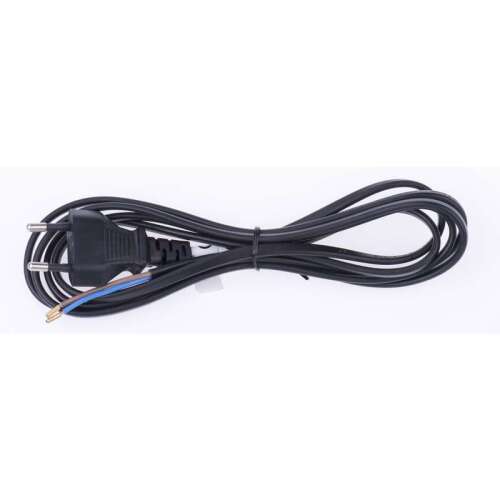 Emos 3 meter black power cable with European plug