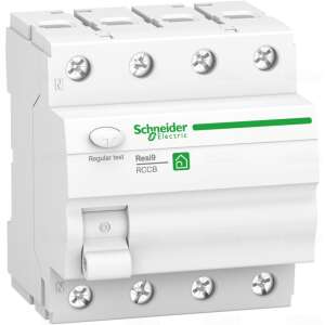 Schneider Electric Resi9 áram-védőkapcsoló, 4P, 25A, 30mA, A osztály - Schneider