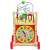 Kruzzel 2in1 XXL Activity Walker and Educational Toy, close-up of the clock face