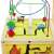 Kruzzel 2in1 XXL Activity Walker and Educational Toy, close-up of the bead maze