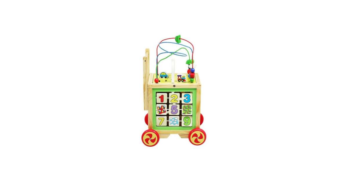 Jeronimo wooden cheap cube activity walker