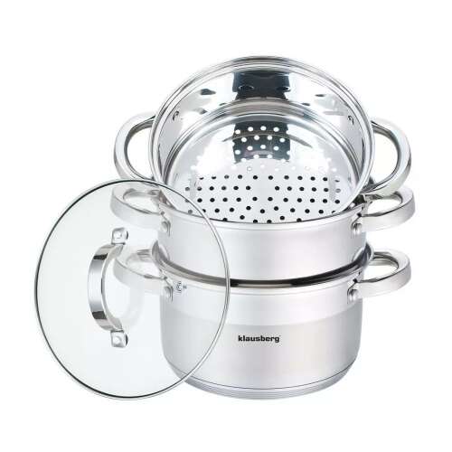 DAMPFTOPF KLAUSBERG 4-TLG. 18cm KB-7136 90774716