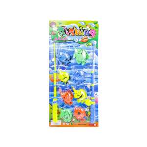 Set de joc de pescuit cu 8 pești colorati și 2 lansete de pescuit - Jocuri de îndemânare în aer liber