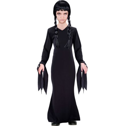 Milan Sötét Lány Jelmez gyerekeknek - Wednesday Addams ihlette - Widmann