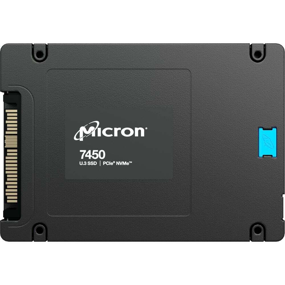 Micron 7450 pro u.3 3,84 tb pci express 4.0 3d tlc nand nvme belső ssd